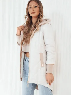 Kurtki Damskie>Dstreet Kurtka damska pikowana FLONSA biała TY4169