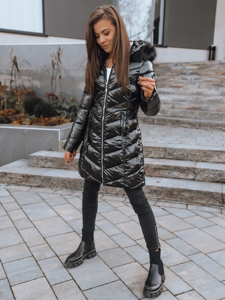 Kurtki Damskie>Dstreet Kurtka damska pikowana JOVI czarna TY2441