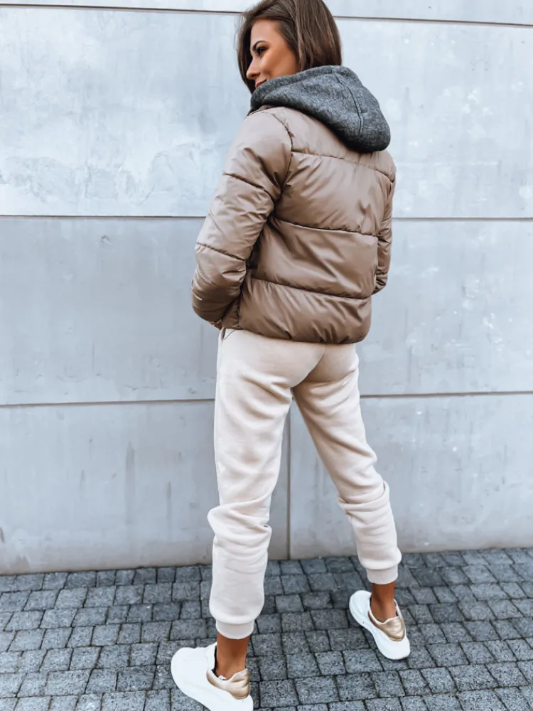 Kurtki Damskie>Dstreet Kurtka damska pikowana KHALEESI kamelowa TY3878