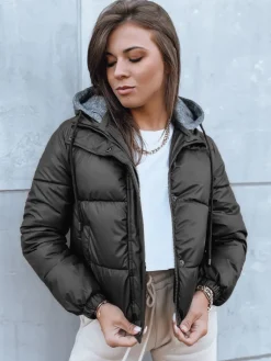 Kurtki Damskie>Dstreet Kurtka damska pikowana KHALEESI czarna TY3879