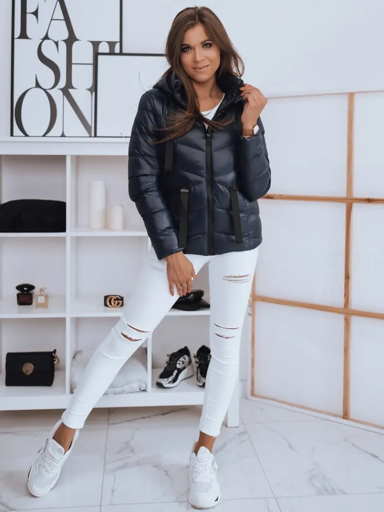 Kurtki Damskie>Dstreet Kurtka damska pikowana MALLA granatowa TY1973