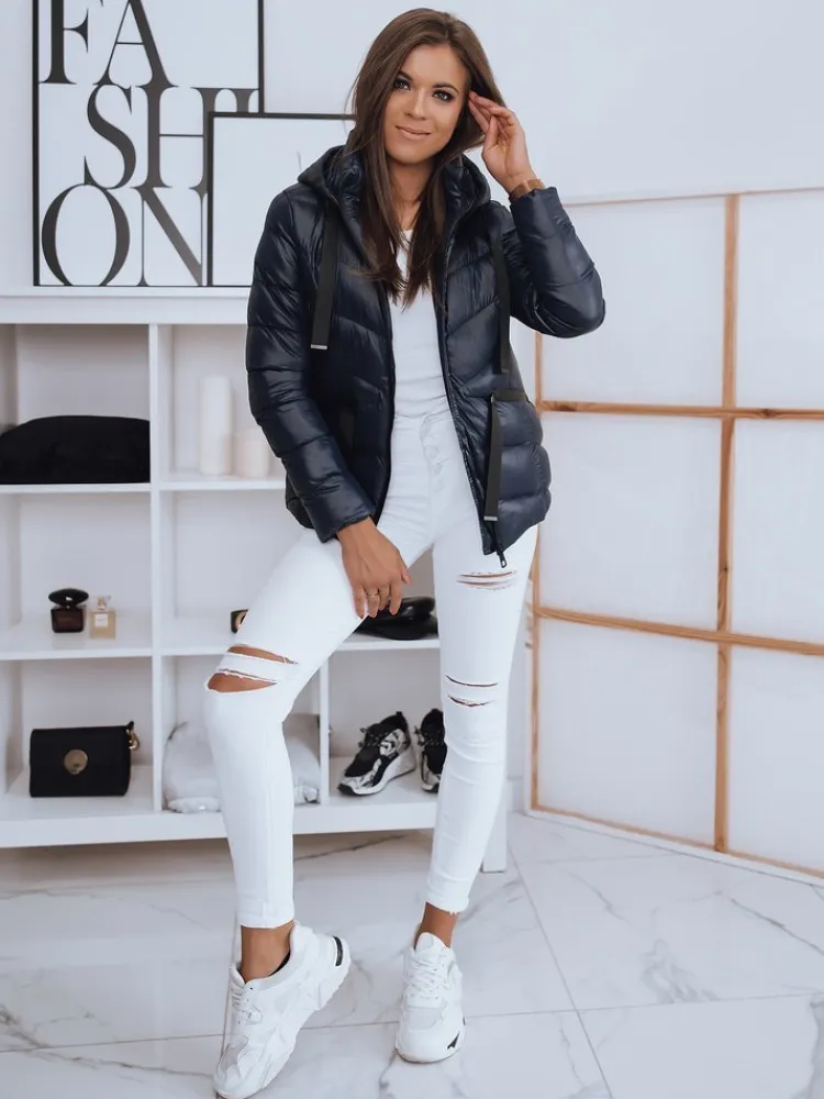 Kurtki Damskie>Dstreet Kurtka damska pikowana MALLA granatowa TY1973