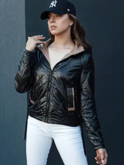 Kurtki Damskie>Dstreet Kurtka damska pikowana MAXWELL czarna TY4416