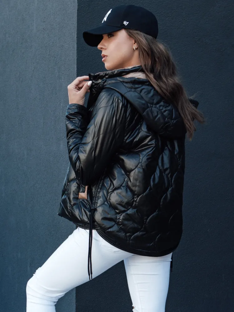 Kurtki Damskie>Dstreet Kurtka damska pikowana MAXWELL czarna TY4416