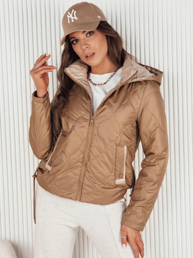 Kurtki Damskie>Dstreet Kurtka damska pikowana MAXWELL złota TY4110