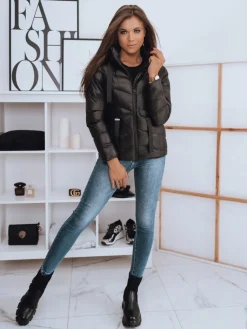 Kurtki Damskie>Dstreet Kurtka damska pikowana MALLA czarna TY1970