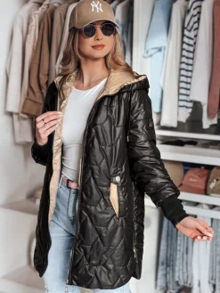 Kurtki Damskie>Dstreet Kurtka damska pikowana przejściowa LIVIANA czarna TY4807