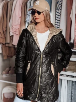 Kurtki Damskie>Dstreet Kurtka damska pikowana przejściowa LIVIANA czarna TY4807