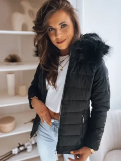 Kurtki Damskie>Dstreet Kurtka damska pikowana TERRA czarna TY3673