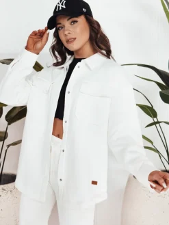 Kurtki Damskie>Dstreet Kurtka damska przejściowa VELARA biała TY4299