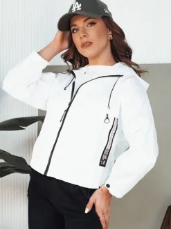 Kurtki Damskie>Dstreet Kurtka damska przejściowa EUNIKAR biała TY4331