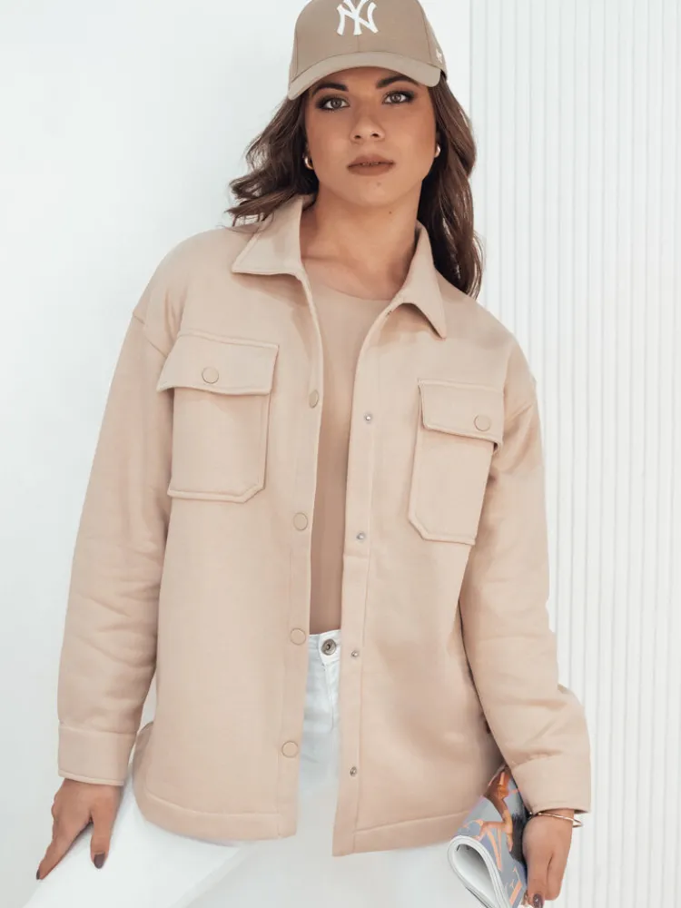 Kurtki Damskie>Dstreet Kurtka damska przejściowa VELARA kremowa TY4302