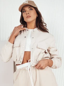 Kurtki Damskie>Dstreet Kurtka damska przejściowa KADYS kawowa TY4188