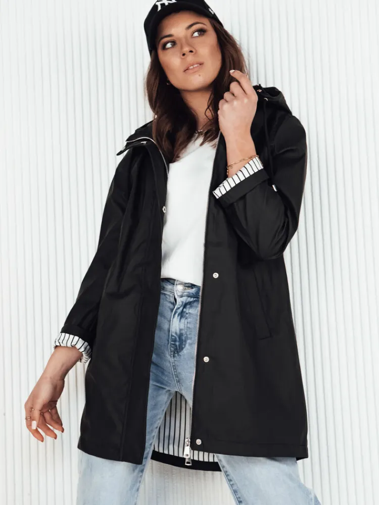 Kurtki Damskie>Dstreet Kurtka damska przejściowa KELION czarna TY4151
