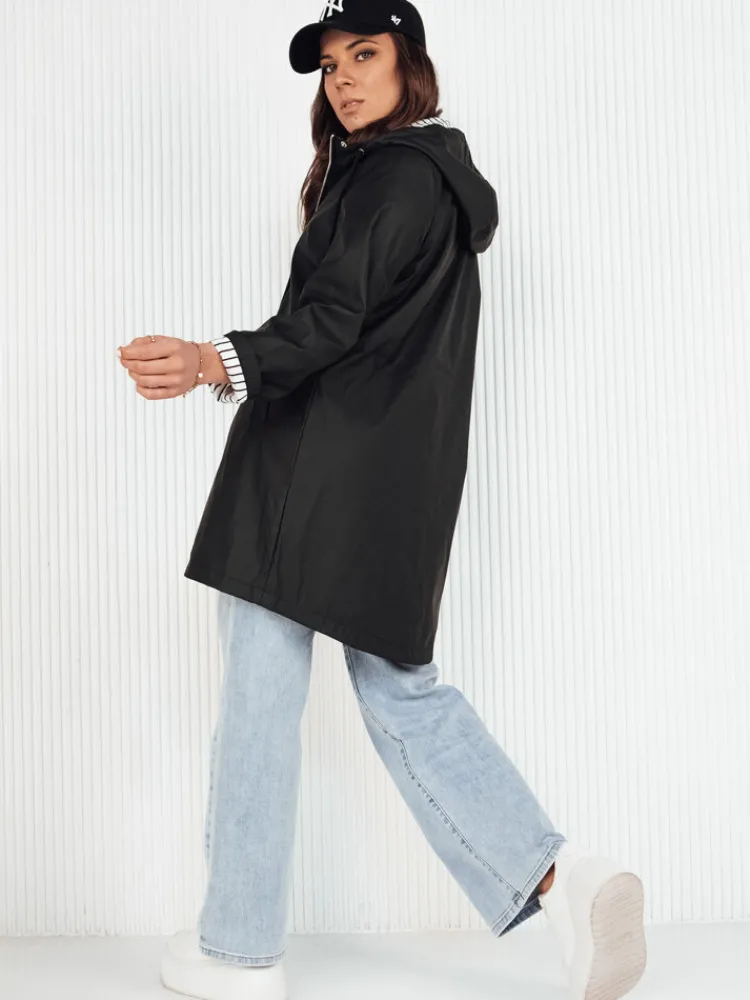 Kurtki Damskie>Dstreet Kurtka damska przejściowa KELION czarna TY4151