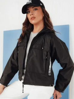 Kurtki Damskie>Dstreet Kurtka damska przejściowa EUNIKAR czarna TY4333