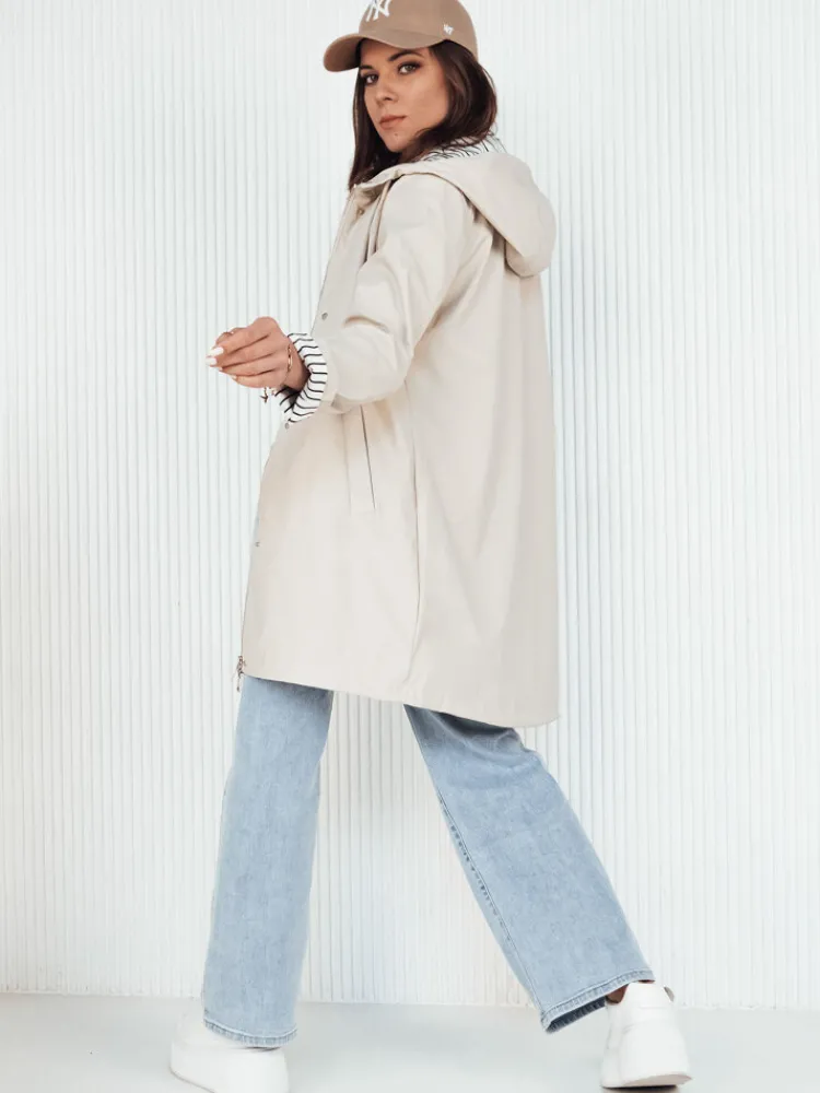 Kurtki Damskie>Dstreet Kurtka damska przejściowa KELION beżowa TY4152