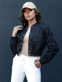 Kurtki Damskie>Dstreet Kurtka damska przejściowa KADYS czarna TY4399