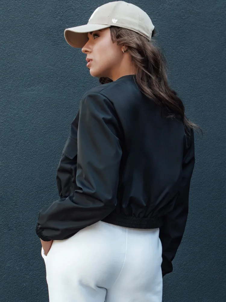 Kurtki Damskie>Dstreet Kurtka damska przejściowa KADYS czarna TY4399