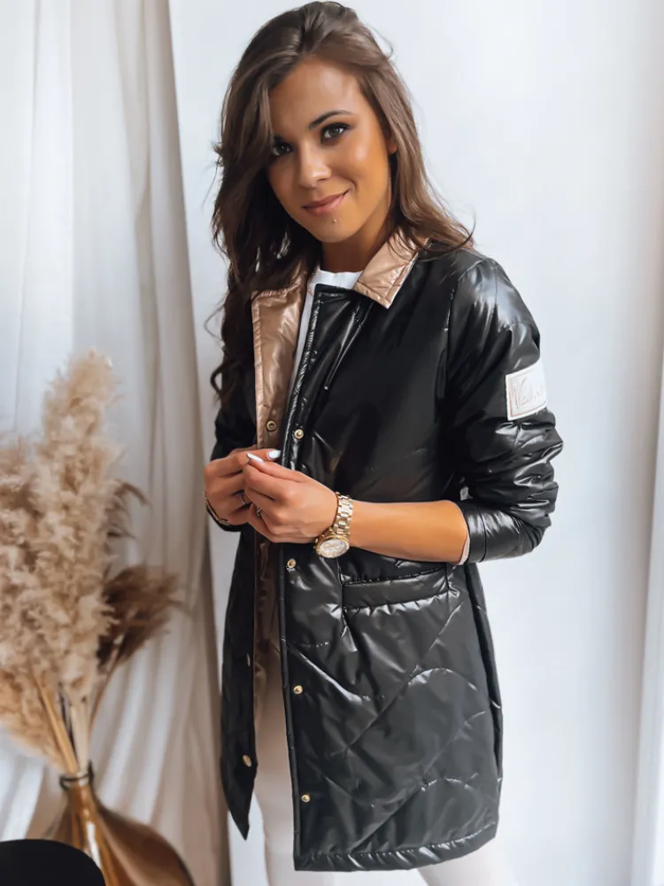 Kurtki Damskie>Dstreet Kurtka damska przejściowa MITRA czarna TY3621