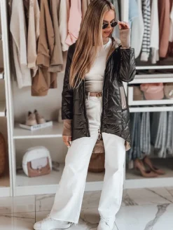 Kurtki Damskie>Dstreet Kurtka damska przejściowa pikowana ROSSANA czarna TY4831