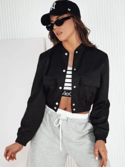 Kurtki Damskie>Dstreet Kurtka damska przejściowa KADYS czarna TY4186