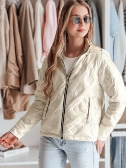 Kurtki Damskie>Dstreet Kurtka damska przejściowa dwustronna SYLVIAN biała TY4862