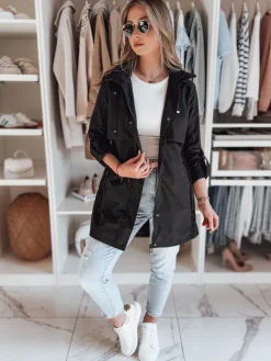 Kurtki Damskie>Dstreet Kurtka damska przejściowa parka STYLINA czarna TY4788