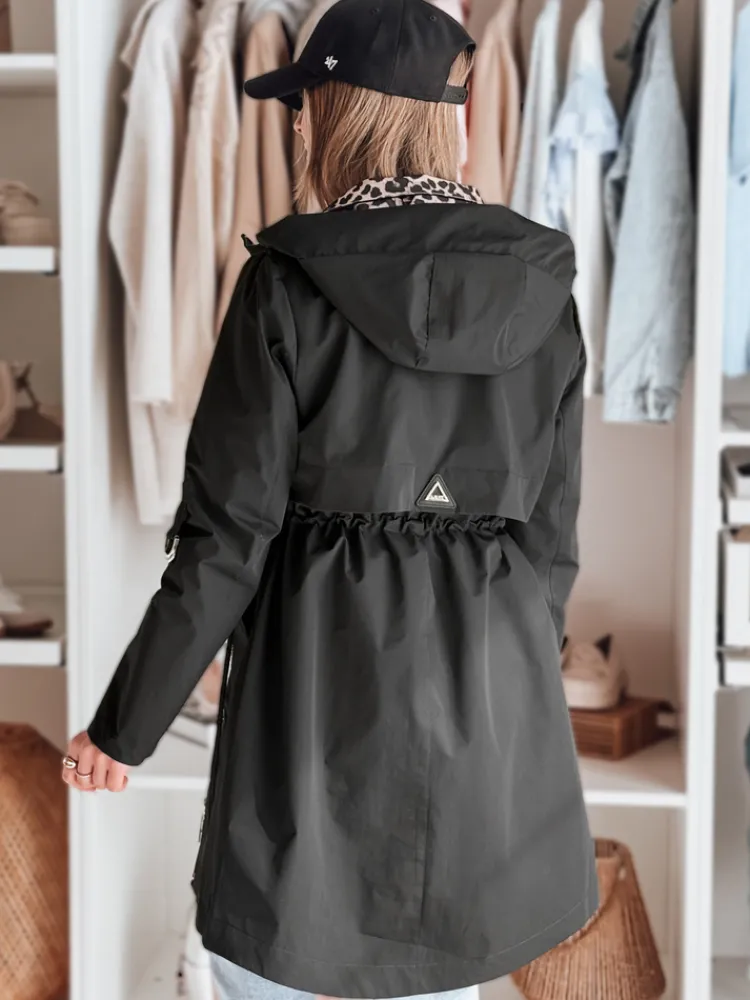 Kurtki Damskie>Dstreet Kurtka damska przejściowa parka FERISSA czarna TY4871