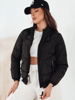 Kurtki Damskie>Dstreet Kurtka damska przejściowa SALECA czarna TY4250