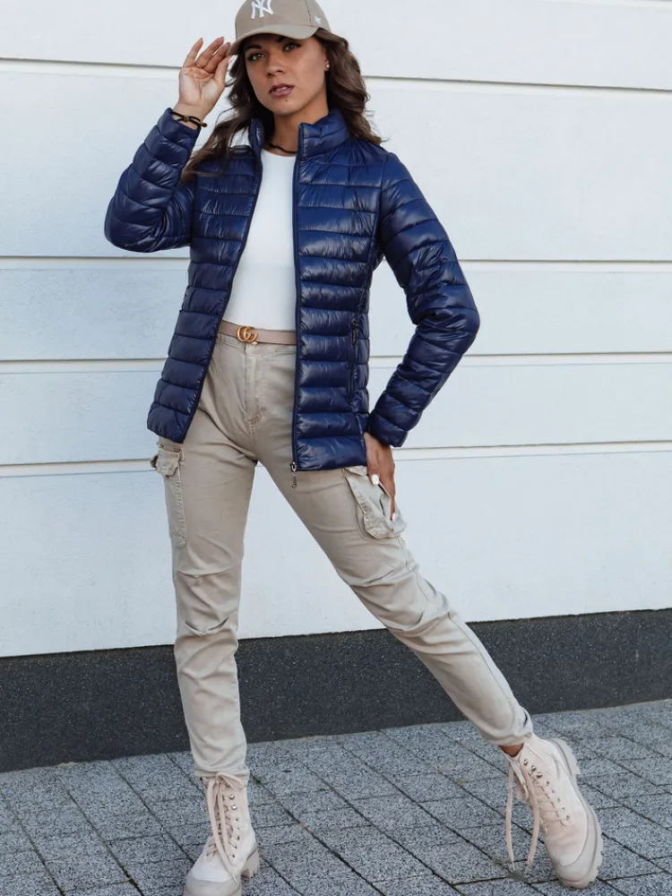 Kurtki Damskie>Dstreet Kurtka damska puchowa BREEZFIT granatowa TY4362