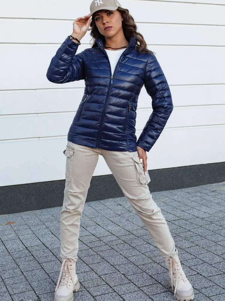 Kurtki Damskie>Dstreet Kurtka damska puchowa BREEZFIT granatowa TY4362