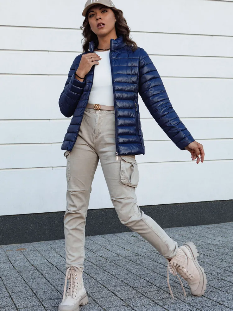 Kurtki Damskie>Dstreet Kurtka damska puchowa BREEZFIT granatowa TY4362