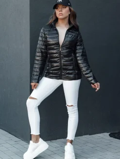 Kurtki Damskie>Dstreet Kurtka damska puchowa BREEZFIT czarna TY4361