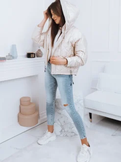 Kurtki Damskie>Dstreet Kurtka damska RAMINA janosbeżowa TY2688