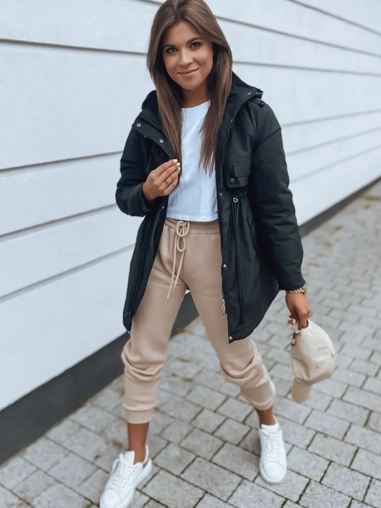 Kurtki Damskie>Dstreet Kurtka damska RIVERS czarna TY2988