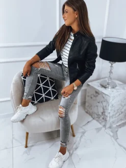 Kurtki Damskie>Dstreet Kurtka damska SALI czarna TY2873