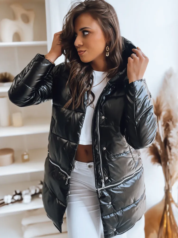 Kurtki Damskie>Dstreet Kurtka damska SHANEE PREMIUM czarna TY3661