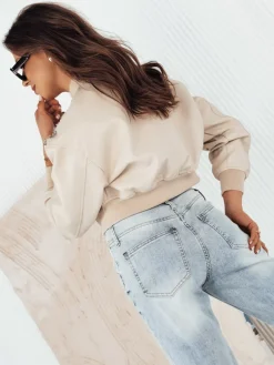 Kurtki Damskie>Dstreet Kurtka damska skórzana PRIDA beżowa TY4265