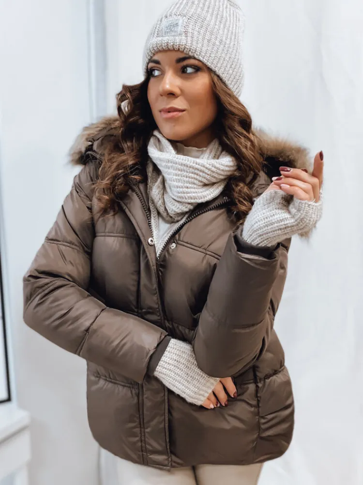 Kurtki Damskie>Dstreet Kurtka damska STELLAR coffee TY4093