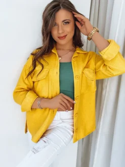 Kurtki Damskie>Dstreet Kurtka damska SUNSET żółta TY3507