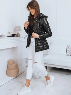 Kurtki Damskie>Dstreet Kurtka damska TARINA czarna TY2520