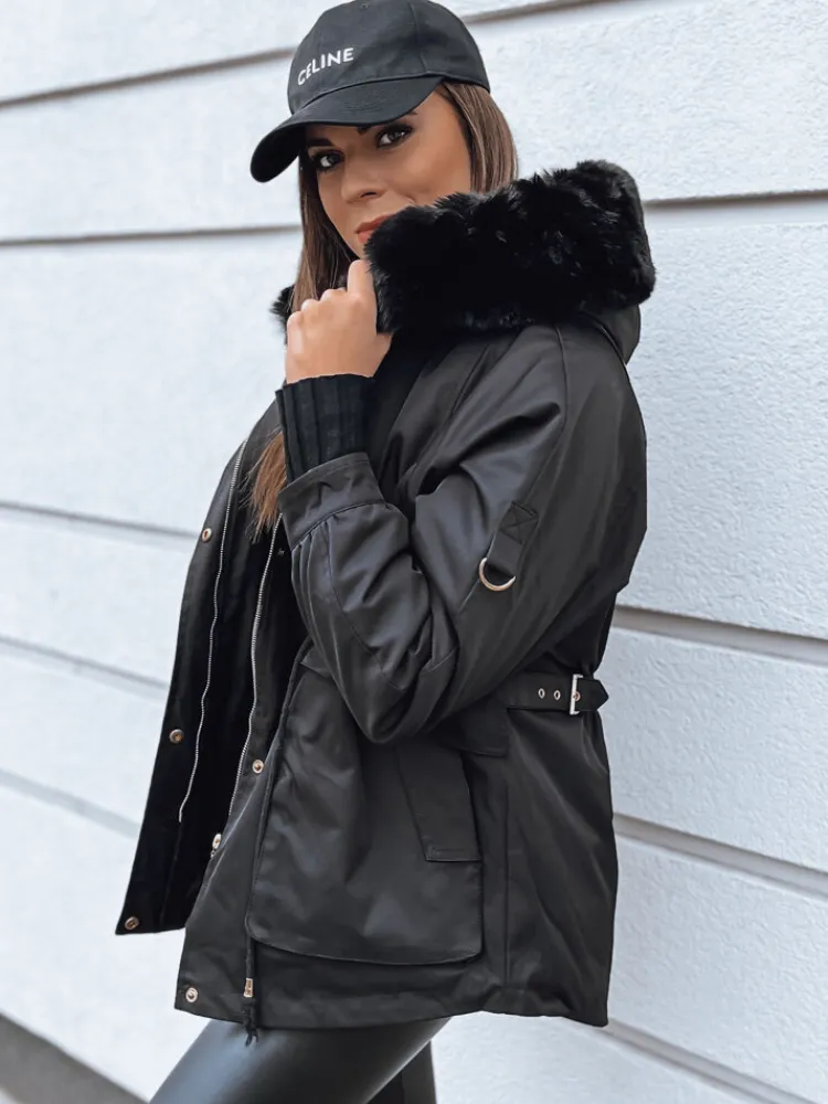 Kurtki Damskie>Dstreet Kurtka damska TURTI czarna TY3307