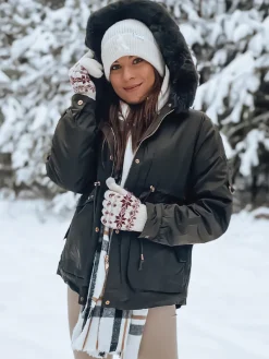 Kurtki Damskie>Dstreet Kurtka damska TURTI zielona TY3332