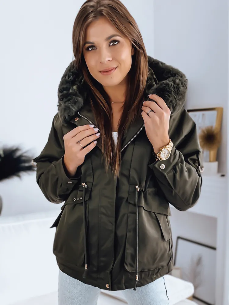 Kurtki Damskie>Dstreet Kurtka damska TURTI zielona TY3332