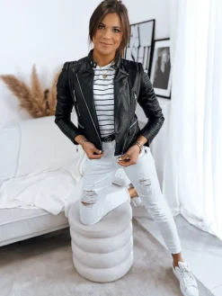 Kurtki Damskie>Dstreet Kurtka damska VIVIEN czarna TY3400