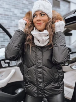 Kurtki Damskie>Dstreet Kurtka damska WAYWARD czarna TY4082