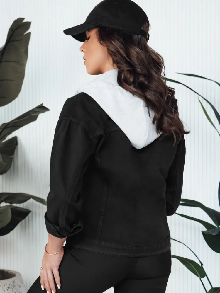 Kurtki Damskie>Dstreet Kurtka jeansowa damska ASFA czarna TY4316