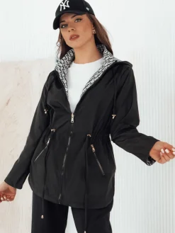 Kurtki Damskie>Dstreet Kurtka parka damska BEGET czarna TY4264