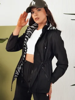 Kurtki Damskie>Dstreet Kurtka parka damska CORMIS czarna TY4267